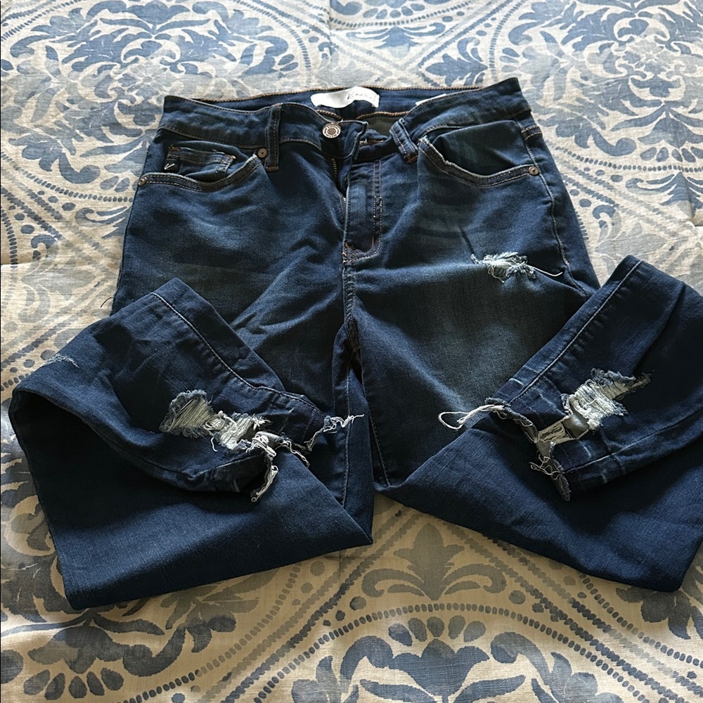 KanCan Dark Blue Denim Jeans